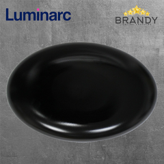 Diwali Black Oval Plate 33cm