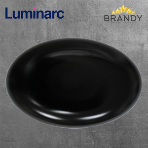 Diwali Black Oval Plate 33cm