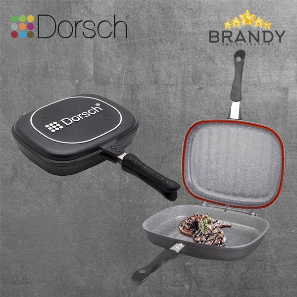 Lifetime Granite Double Grill - Proglider Non-stick Cookware