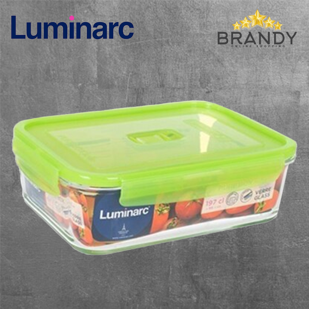 Pure Box Rectangular Green Food Containers