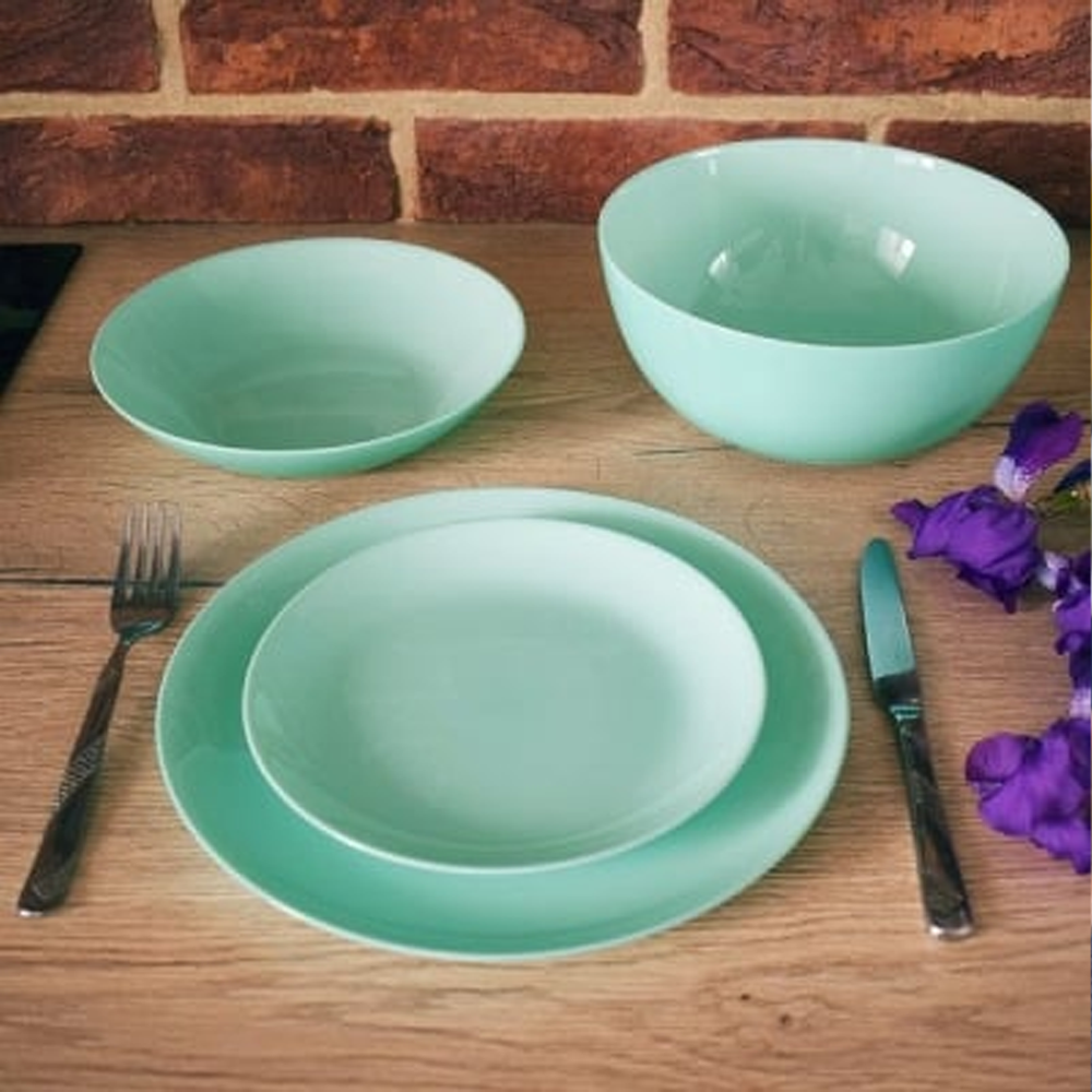 Diwali Turquoise Dinner Set 18pcs