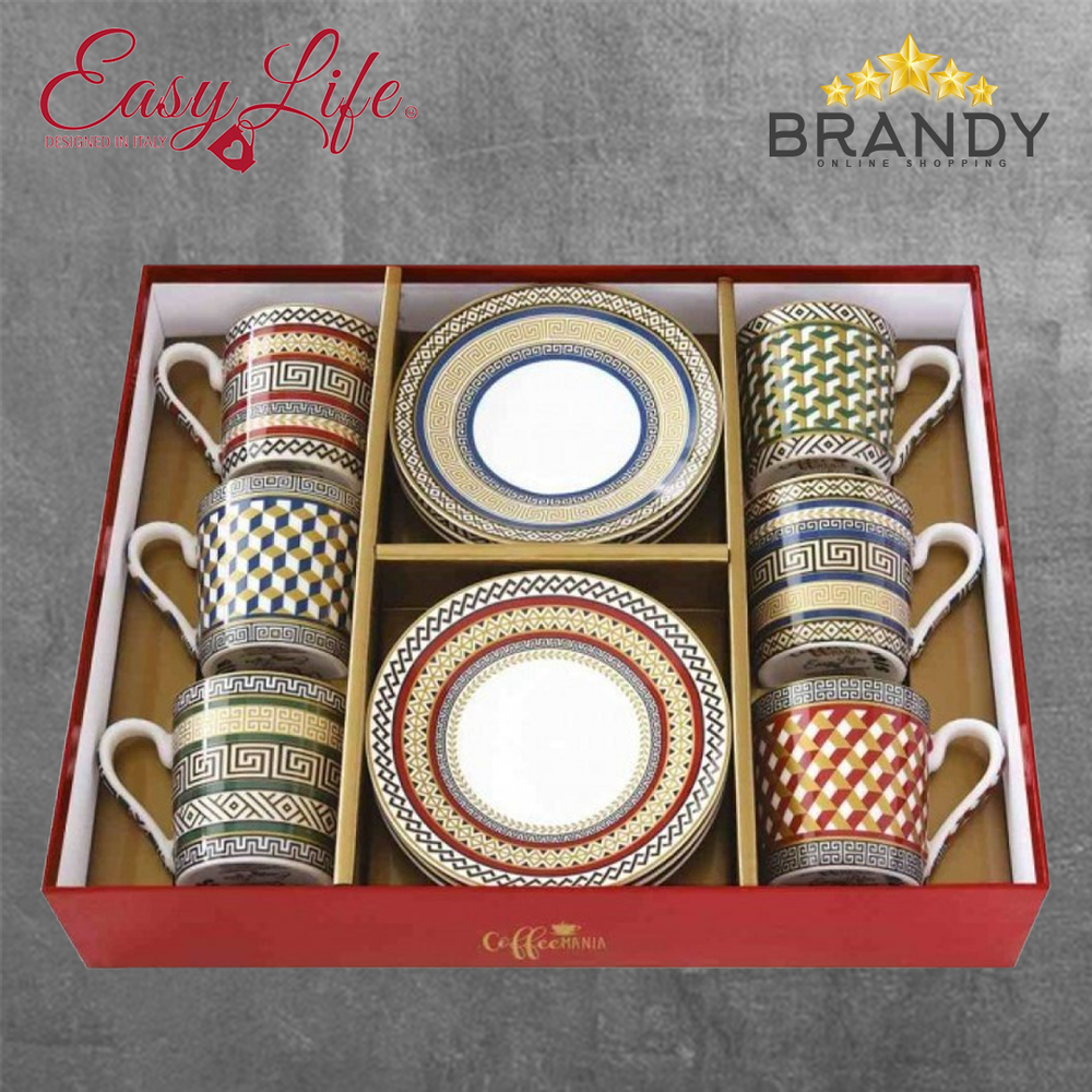 Neo Classic Coffee Cups Set 6pcs