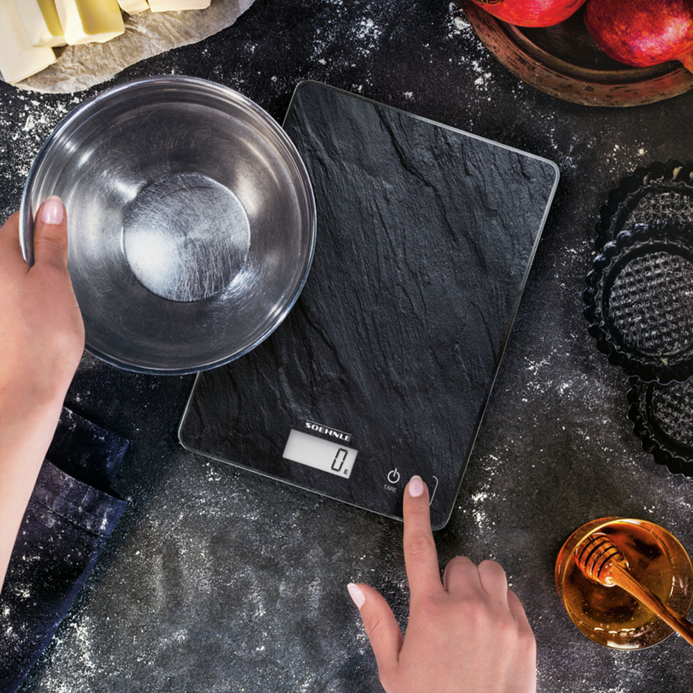 Slate Kitchen Scale 5Kg with Precision Measurement, Extra-Slim Digital LCD