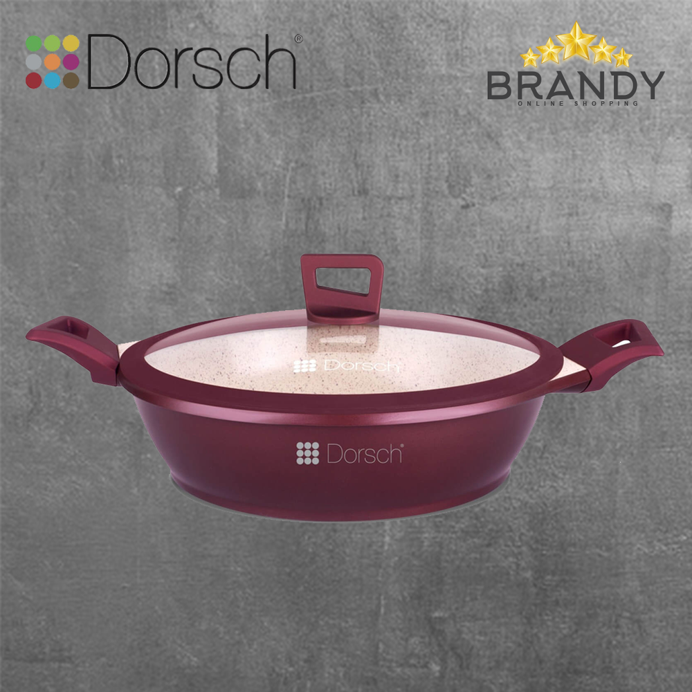 Premium Granite Low Casserole with Proglider Non-stick Coating