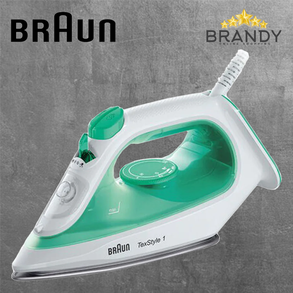 Braun Steam Iron SI1040GR with Non-Stick Ceramic Soleplate