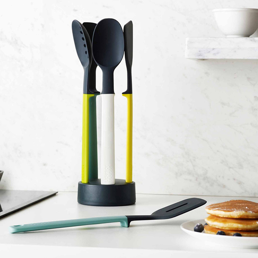 Elevate Silicone Opal Utensils Set With Stand