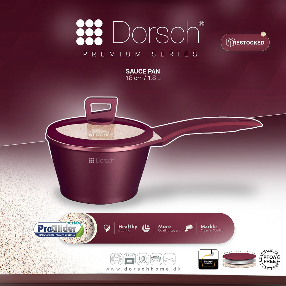 Premium Granite Saucepan 18cm