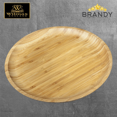 Bamboo Round Serving Plate