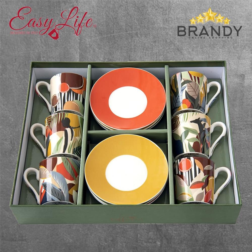 Kilimanjaro Coffee Cups Set 6pcs