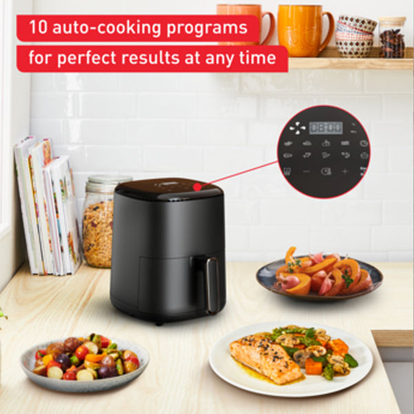 Easy Fry Compact Digital 3L Air Fryer with Touch Screen and 10 Programs