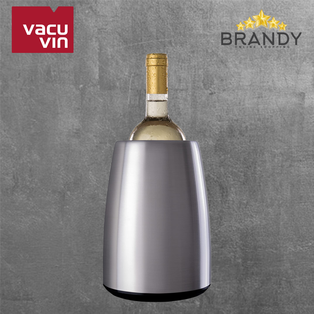 Iceless Wine Bucket Cooler Silver