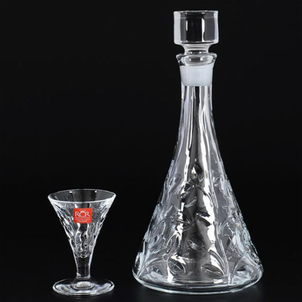 Laurus Liquor Set 7pcs Crystal Glass