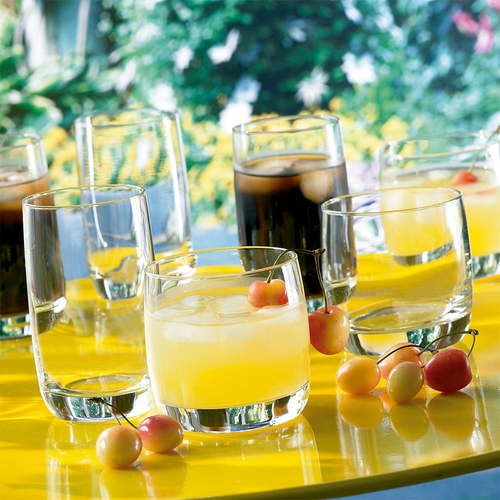 Vigne Short Cups Set 6pcs - Glass Drinkware 31cl