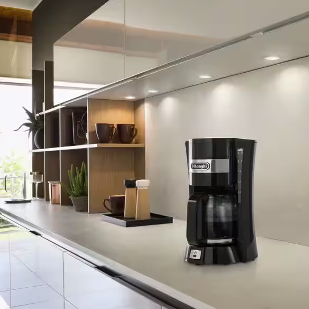 Drip Coffee Maker Black ICM15210.1 10-Cup Glass Carafe Automatic Shut-Off