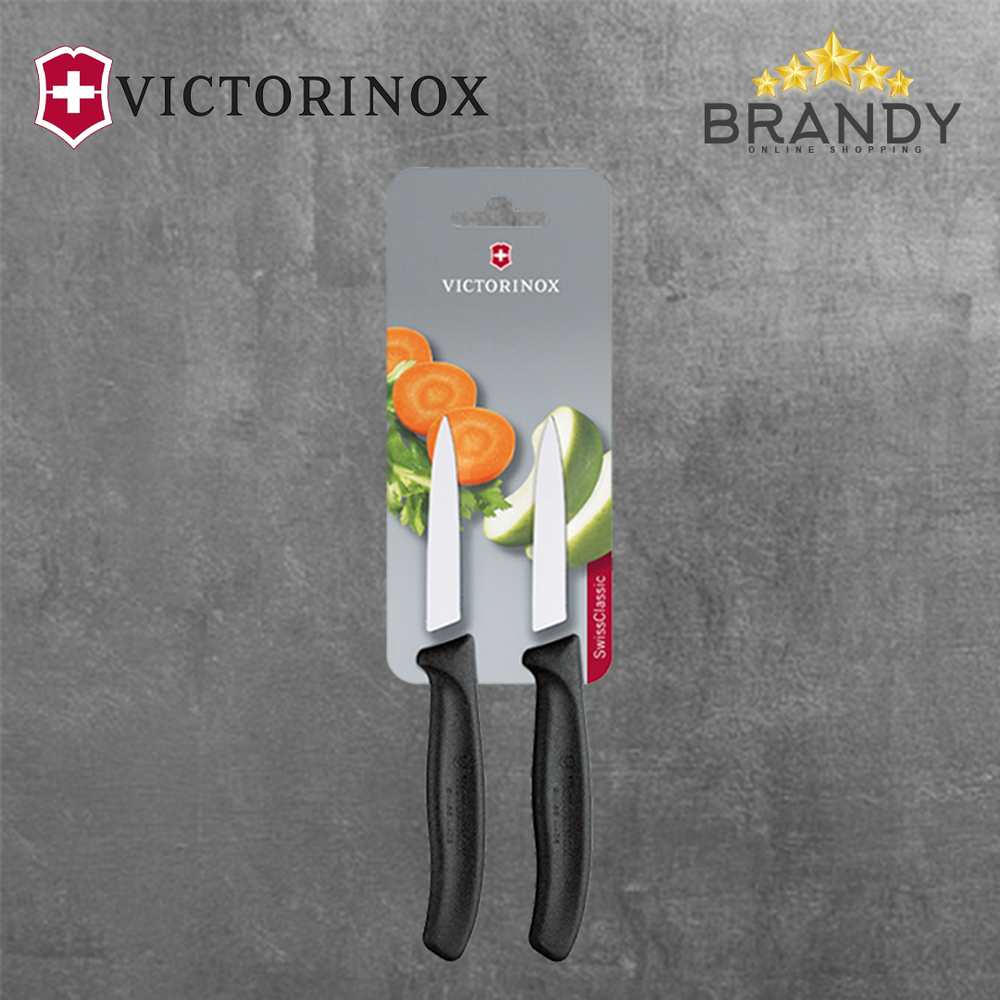 Paring Knives Set 2pcs with Stainless Steel Blades