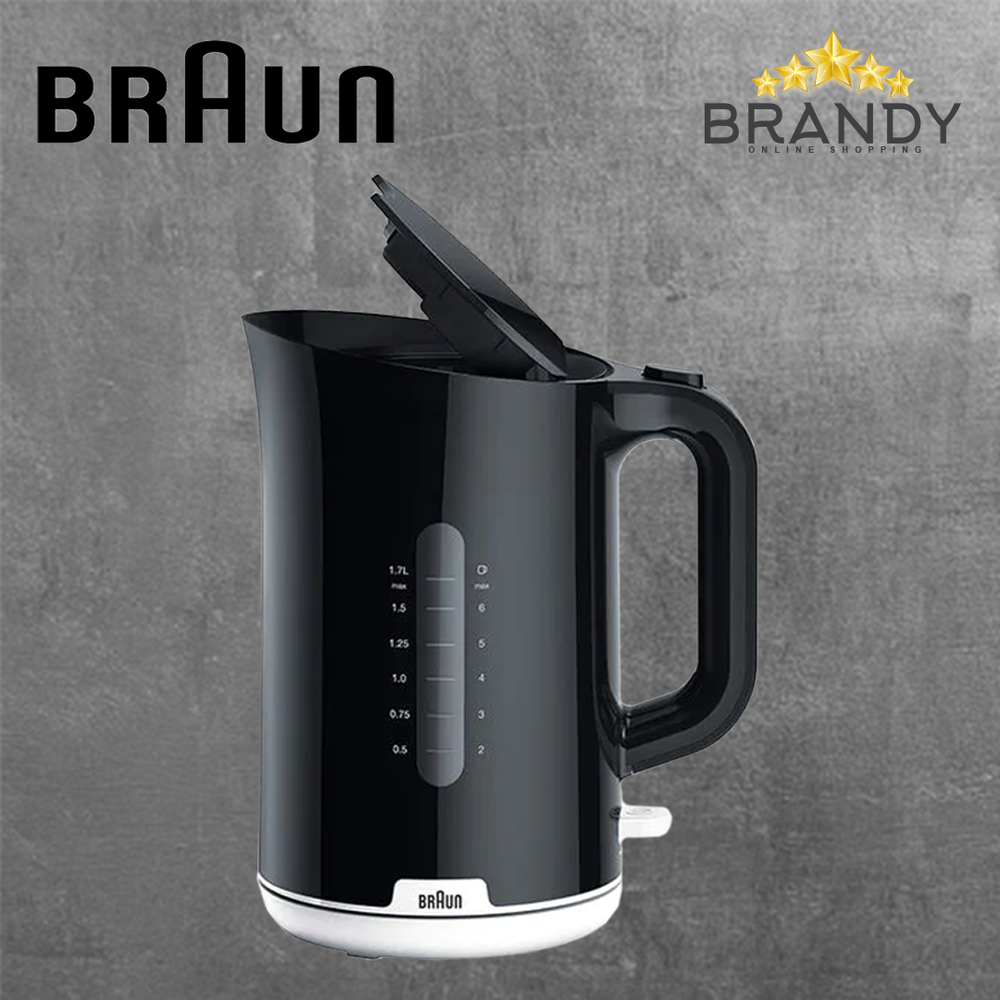 Braun Kettle WK1100BK 1.7L Fast Boil Black