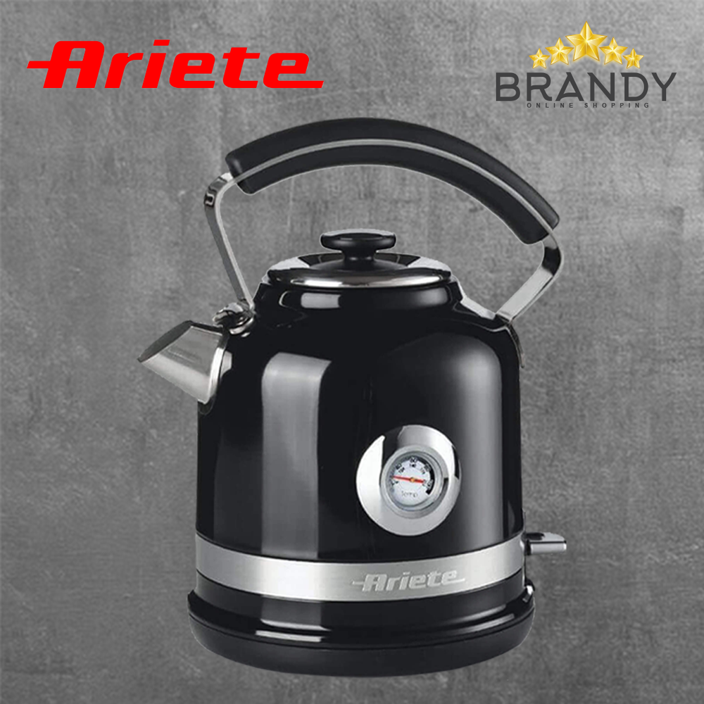 Kettle Moderna Black 1.7L with Thermometer