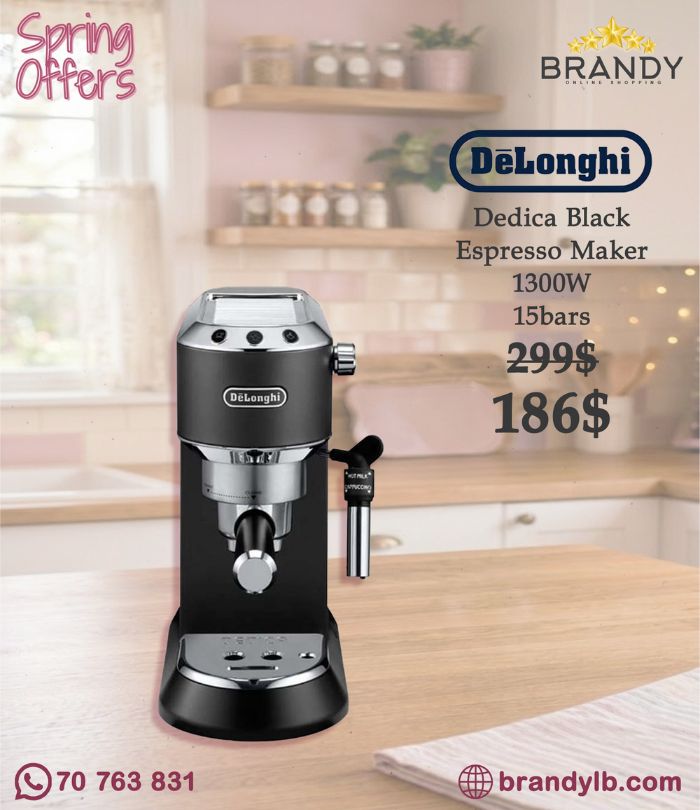 De'Longhi Dedica Style EC685.BK Espresso Machine 15-bar 1.1L Black