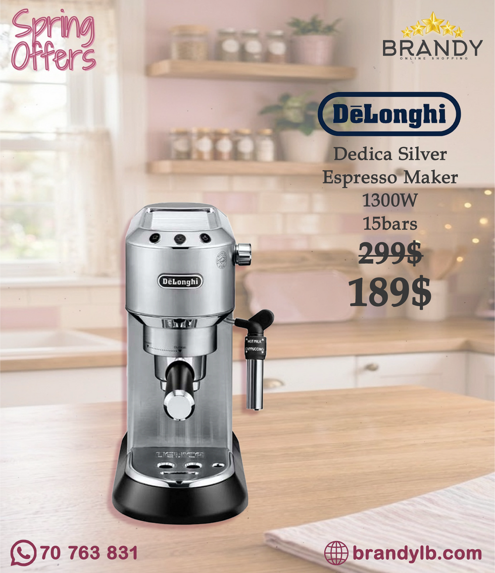De'Longhi Dedica Style EC685.M Espresso Machine 15-Bar Silver
