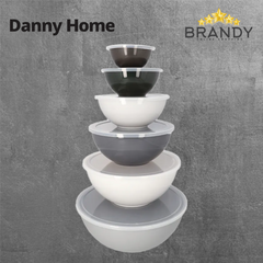 Danny Home Bowls Set 6pcs with Covers DH3281-1