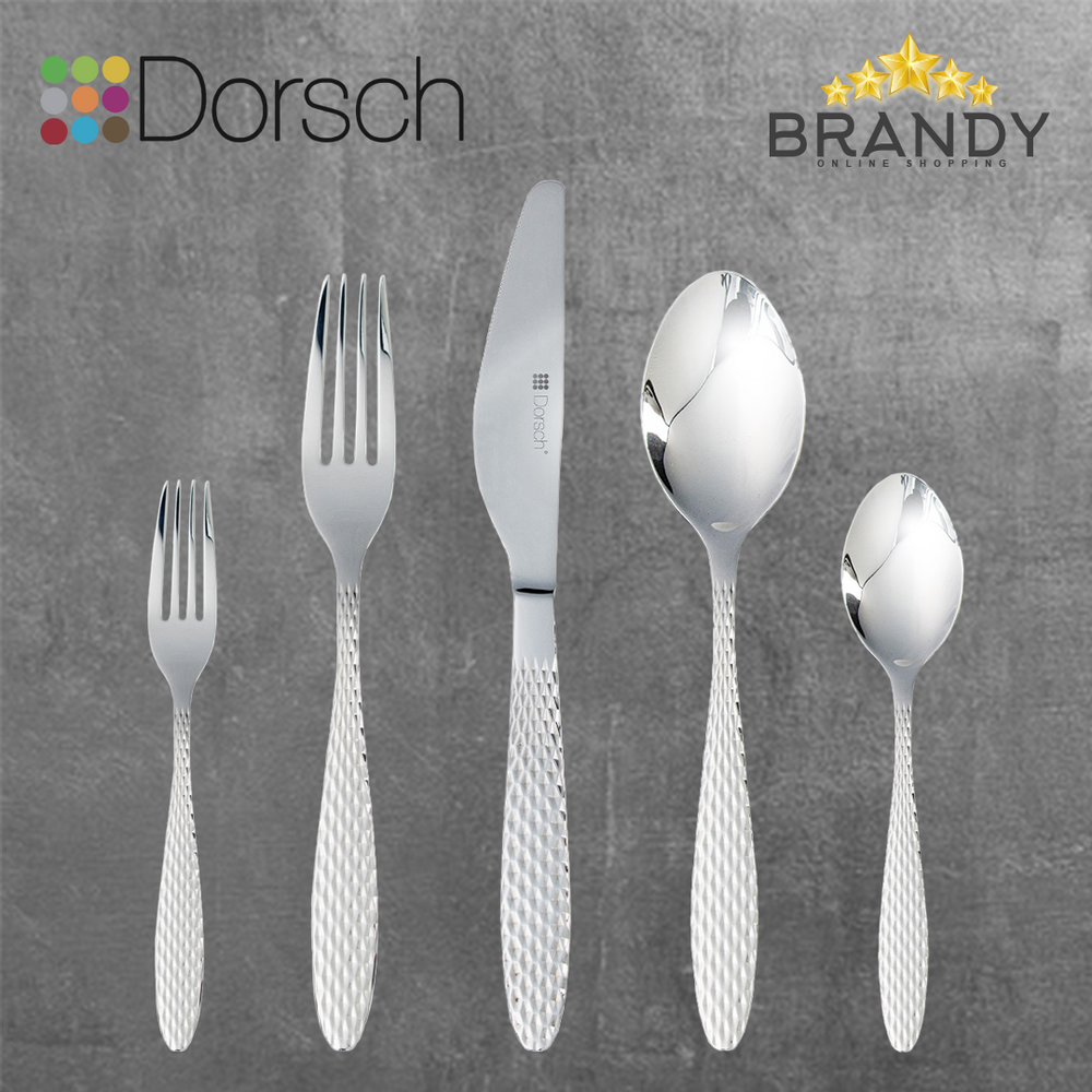 Diamond Cutlery Set 60pcs Stainless Steel + Free Tefal Skewers