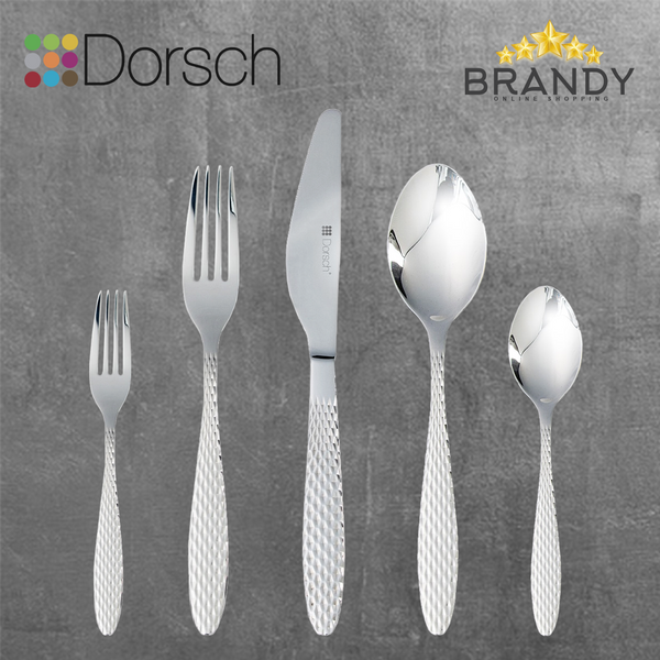 Diamond Cutlery Set 60pcs Stainless Steel + Free Tefal Skewers