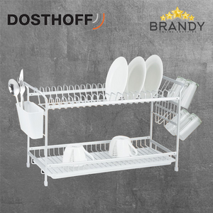 Aluminium Dish Rack 2 tiers