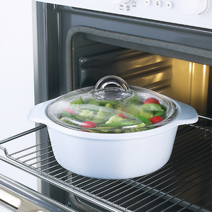Vitroflam Pot - Opal Glass Serveware