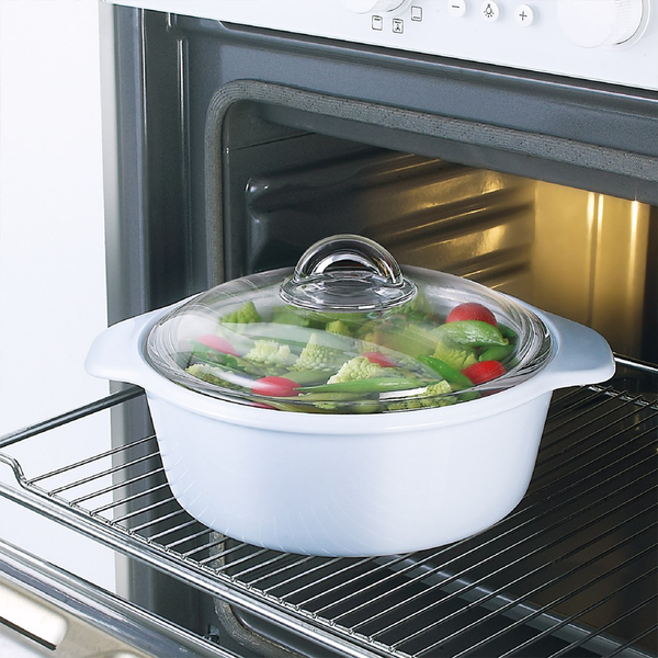 Vitroflam Pot - Opal Glass Serveware