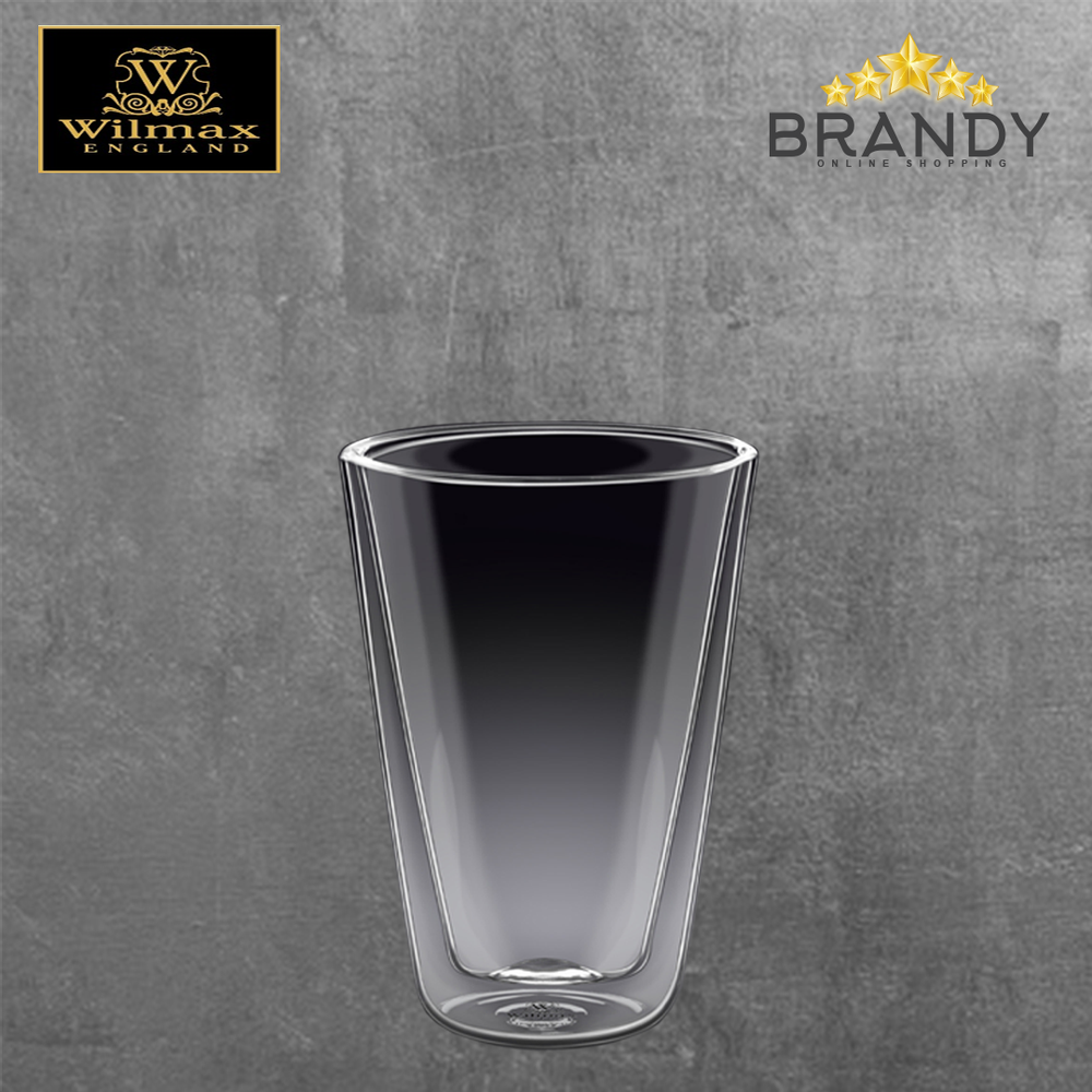 Double Glass Coffee Cups Set 6pcs