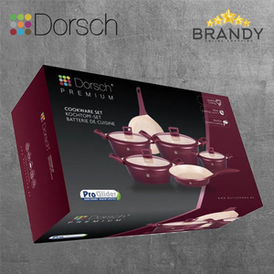 Premium Granite Cookware Set 9pcs
