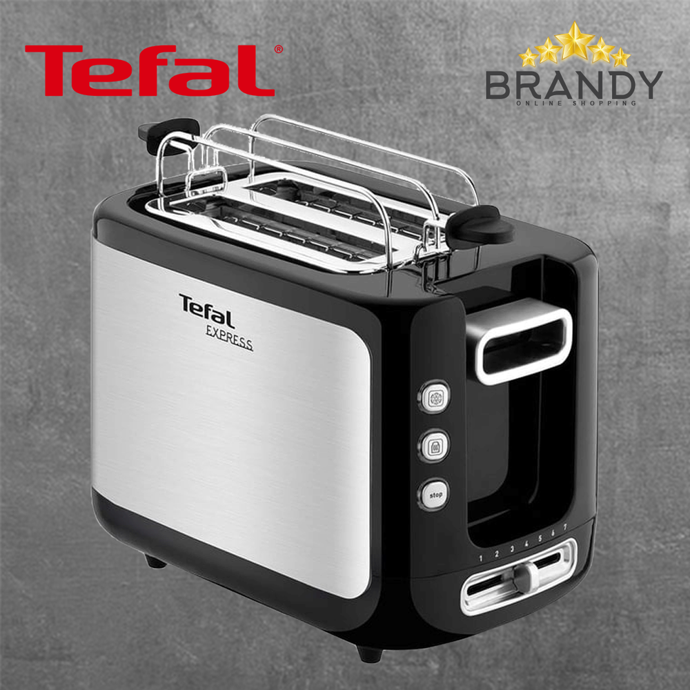 Toaster New Express TT365027, 850W, 2-Slice, Black & Silver