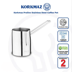 Proline Coffee Pots Stainless Steel Set, Durable 18/10, Dishwasher Safe, Multiple Sizes