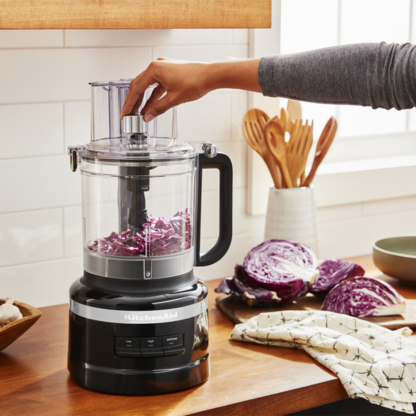 KitchenAid Food Processor Black 3.1L with Attachments