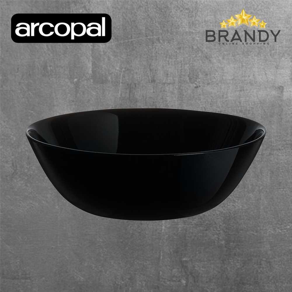 Zelie Black Bowls 16cm Set 6pcs