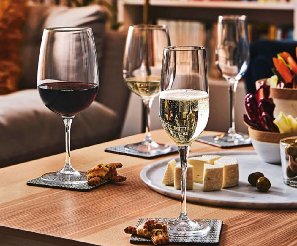 Spazio Champagne Glasses 19cl Set 6pcs