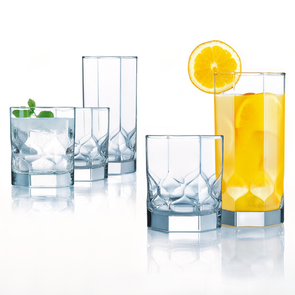 Octime Short Cups Set 6pcs - Glass Drinkware