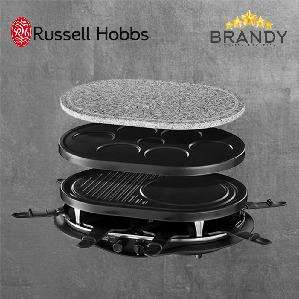 Raclette 4 In 1 21000 with Stone & Metal Plates