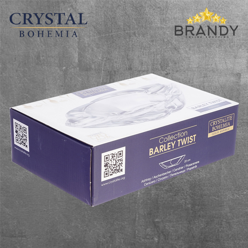 Barley Ashtray Crystal 22cm