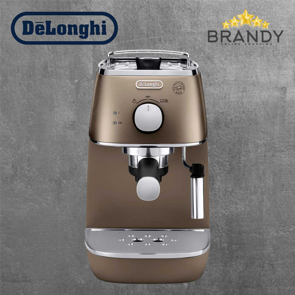 Distinta Espresso Maker Bronze ECI341BZ Semi-Automatic Coffee Machine 15-Bar Pump