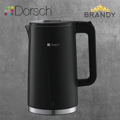 Dorsch EK-42 Electric Kettle 1.7L 1850–2200W Black with Free Luminarc Mug-3