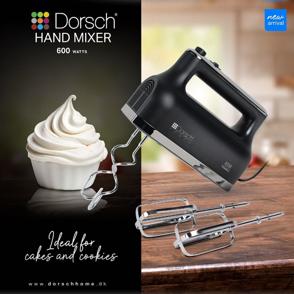 Hand Mixer DH-07230, 400W, 5 Speeds