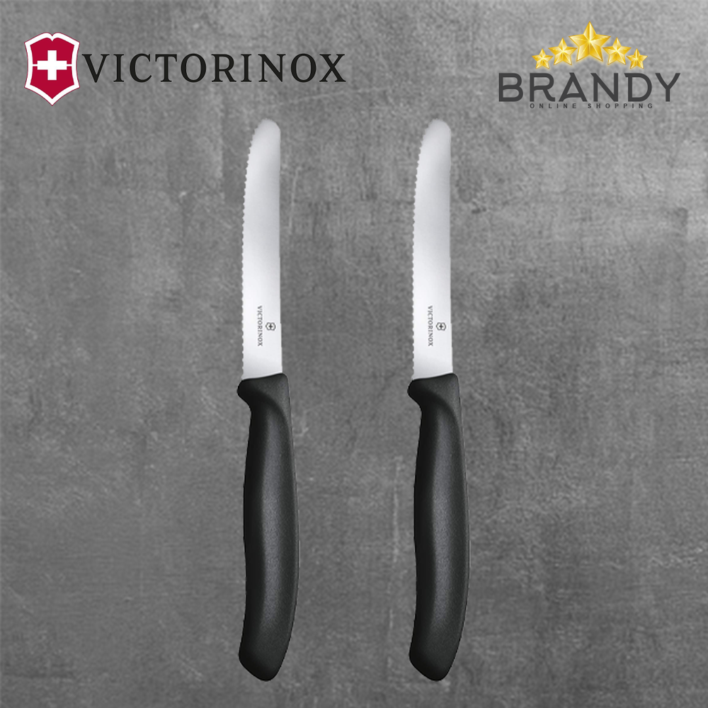 Tomato Knives Set 2pcs, Stainless Steel Blades