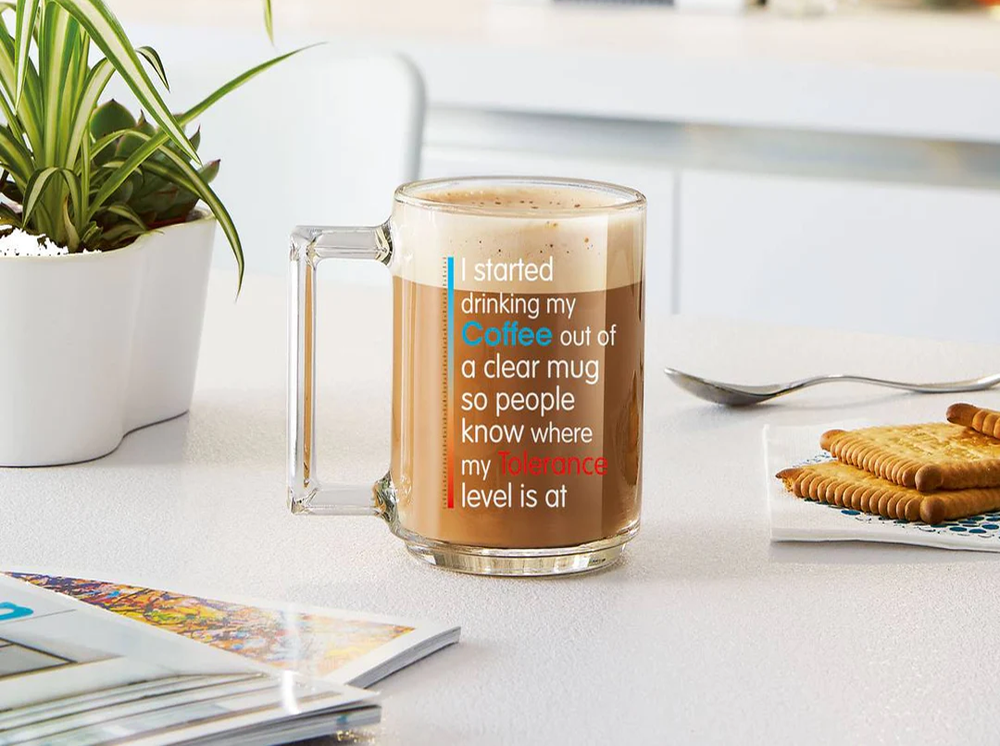 Moodometer Set 2 Mugs 32cl Glass