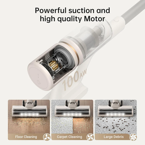 Cordless Stick Vacuum U10 with 18,000PA Suction Power