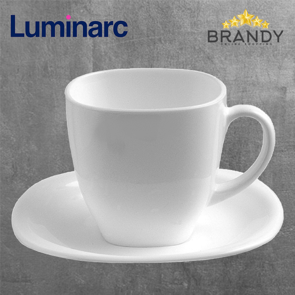 Carine White Set 6 Tea Cups