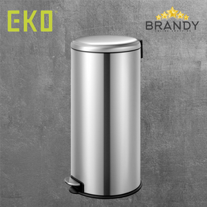 Serene Silver Pedal Bin – 30 Liters