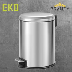 EKO Serene Step Pedal Bin Stainless Steel Soft-Close 5/8/12/20 L