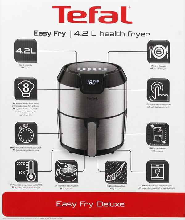 Easy Fry Digital Silver XL 4.2L Air Fryer