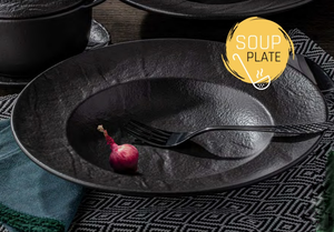 SlateStone Dinner Set 18pcs Porcelain Plates